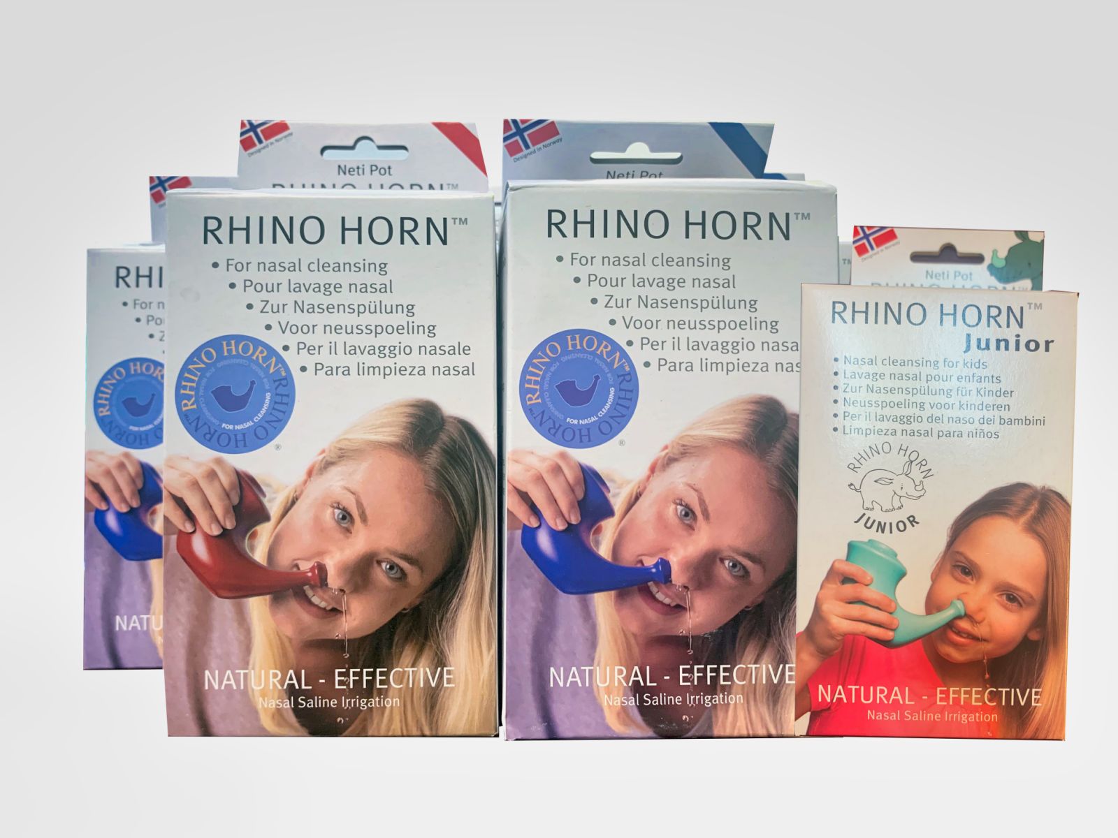 Rhino Horn - Thiết bị làm sạch mũi bằng nước muối